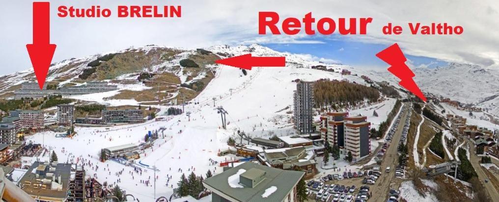 Studio Les Menuires Brelin Saint-Martin-de-Belleville Ngoại thất bức ảnh